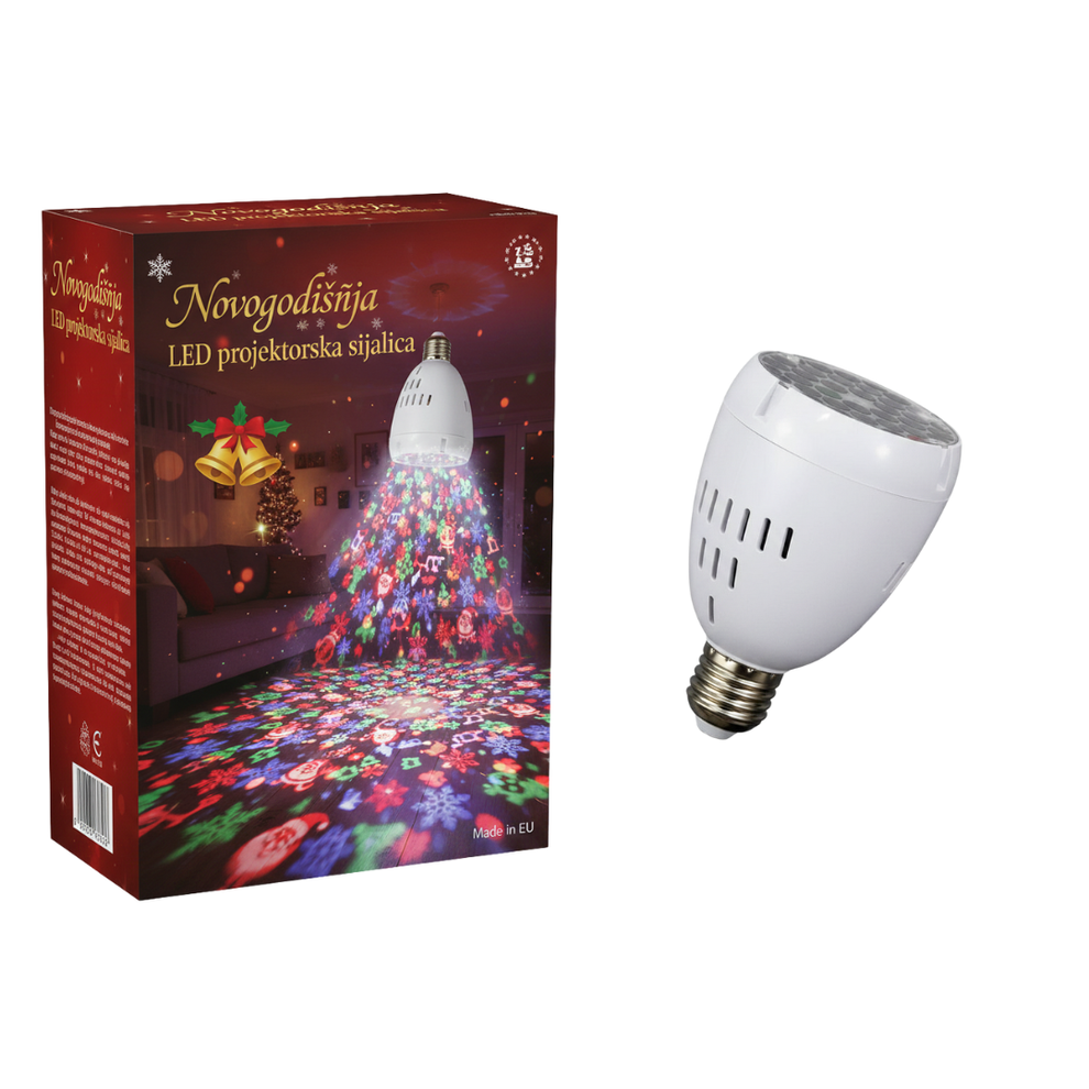 Praznični LED Projektor - Pokreni magiju!