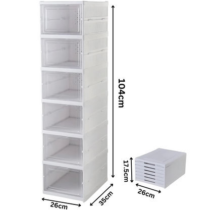 Sklopiva i providna kutija za stvari