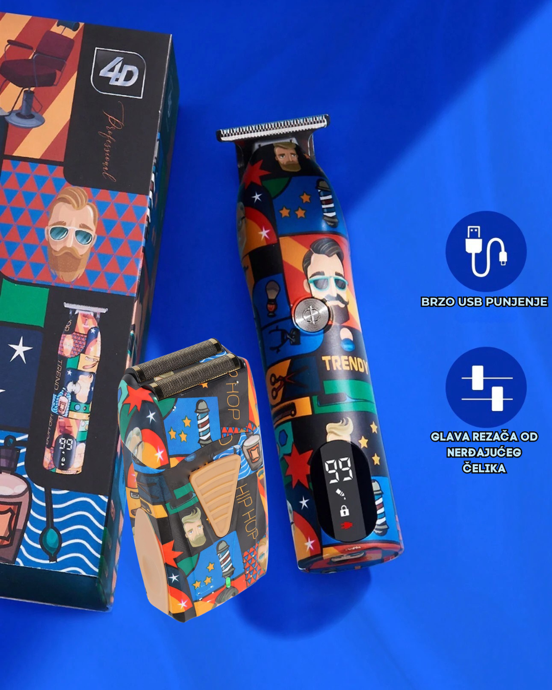 1+1 Graffiti Mašinica + Trimer